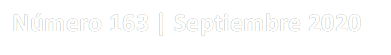 N迆mero 163 | Septiembre 2020