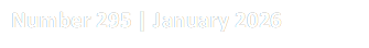Number 295 | January 2026